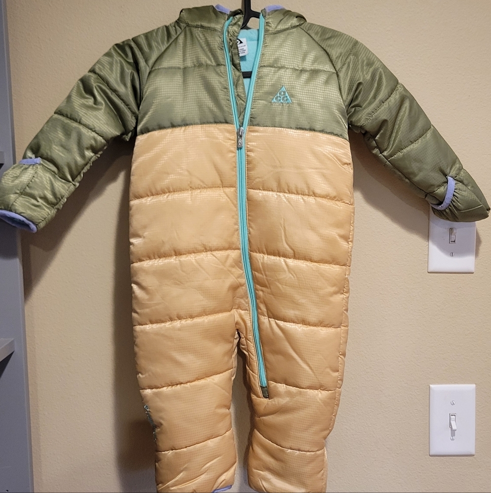 Nike ACG Fleece Lined Snowsuit One Piece Toddler Size 18 Months 80-86cm
